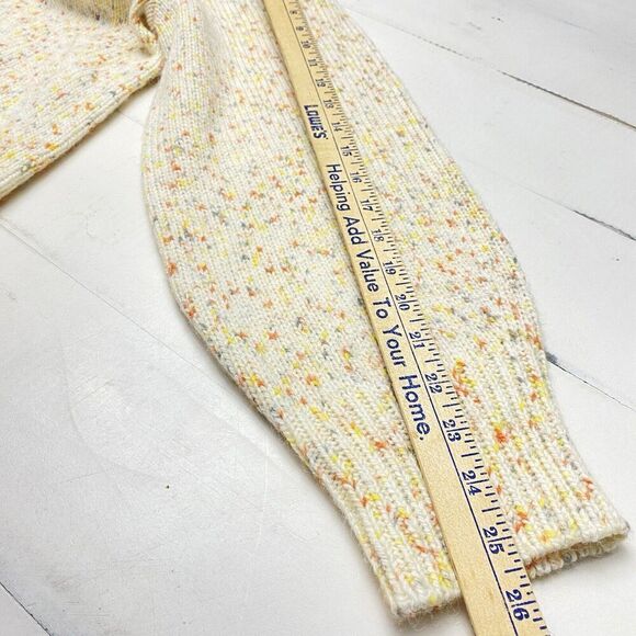 Universal Thread Confetti Ruffle Crew Neck Pullover Sweater Ivory Women's Sz 2X - Picture 12 of 12